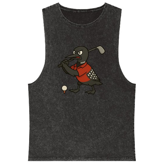 Angry Golf Loon Mineral Wash Tank Tops