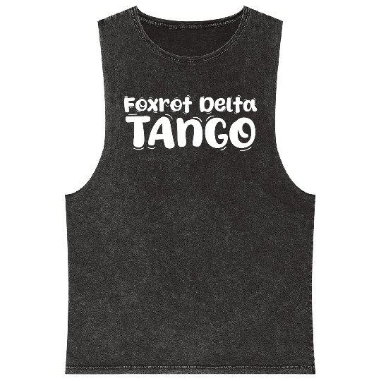 Foxtrot Delta Tango Mineral Wash Tank Tops