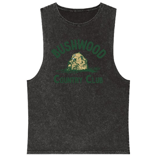 Bushwood Country Club Funny Movie Mineral Wash Tank Tops