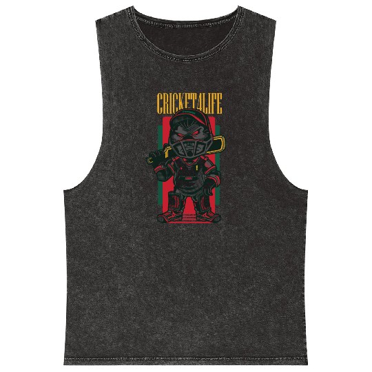 1RSN - cricket Mineral Wash Tank Tops