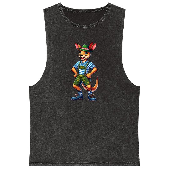 Bavarian Kangaroo Mineral Wash Tank Tops