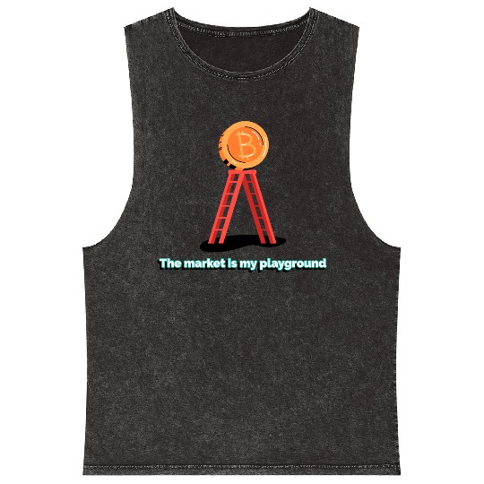 The Market Is My Playground – For the Fearless Inv Mineral Wash Tank Tops