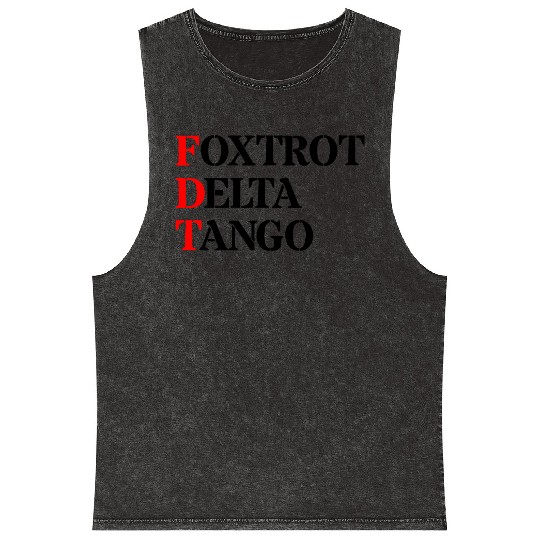 Foxtrot Delta Tango Mineral Wash Tank Tops