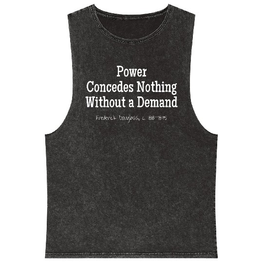 Demand Power, Frederick Douglass, c. 1818–1895 Mineral Wash Tank Tops