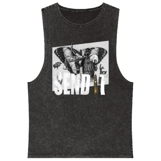 Send lawyers guns and money Mineral Wash Tank Tops