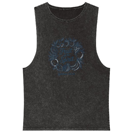 Fruit of the Spirit Christian Summer Mineral Wash Tank Tops