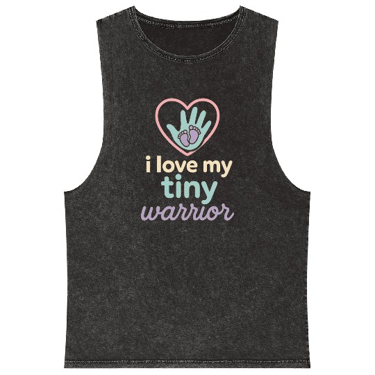 NICU Sibling Preemie Big Brother Big Sister Mineral Wash Tank Tops