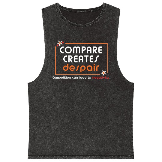 Compare Creates Despair Mineral Wash Tank Tops - Self Love Mineral Wash Tank Tops