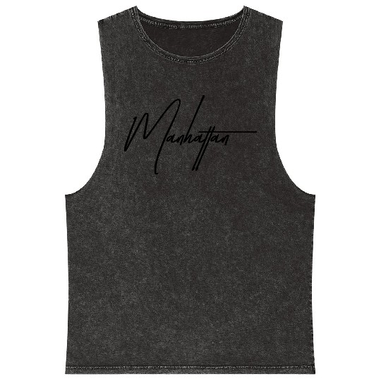 Manhattan – Urban Cool in One Word Mineral Wash Tank Tops