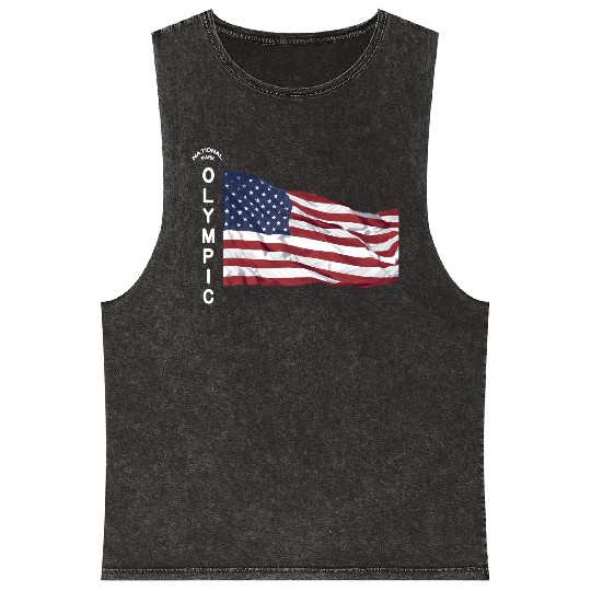 OLYMPIC National Park WASHINGTON STATE Olympic Mineral Wash Tank Tops