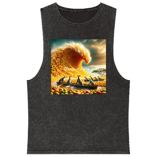 Embrace the Mango Mineral Wash Tank Tops