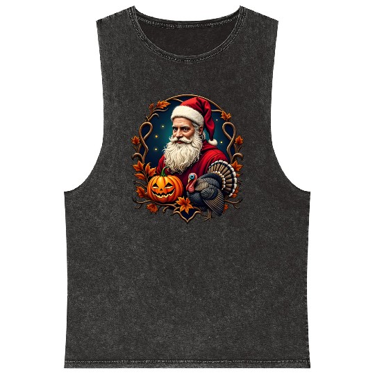 Three Spirits – One Mineral Wash Tank Tops: Halloween, Harvest & No