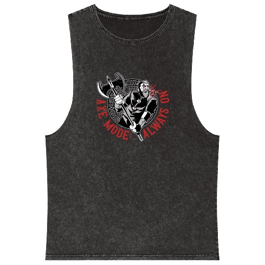 Viking Mythology Pagan Axe Mode Always On Mineral Wash Tank Tops