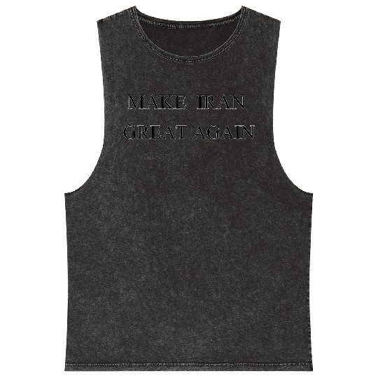 Make IRAN Great Again Mineral Wash Tank Tops