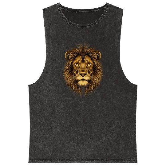 Lion King Mineral Wash Tank Tops