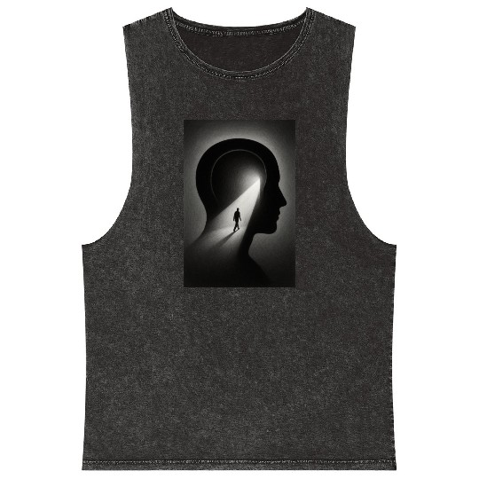 Inner Horizon – the journey within yourself Mineral Wash Tank Tops