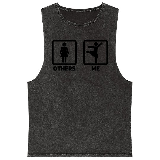 Ballet Dancer Life Mineral Wash Tank Tops