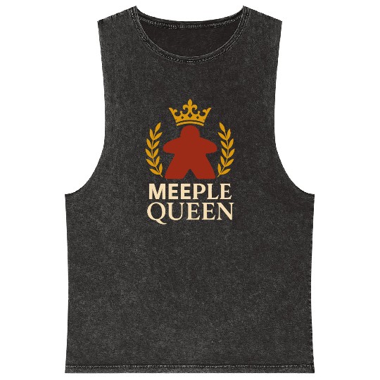 Board Game Geek Meeple Strategy Tabletop Gamer Mineral Wash Tank Tops