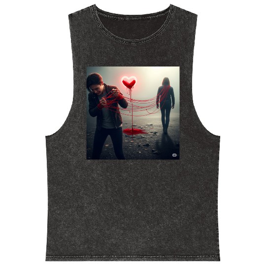 The Bleeding Heart Mineral Wash Tank Tops