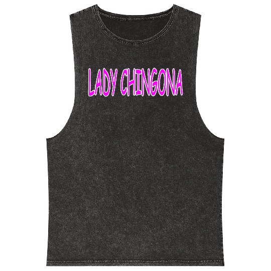 LADY CHINGONA Mineral Wash Tank Tops