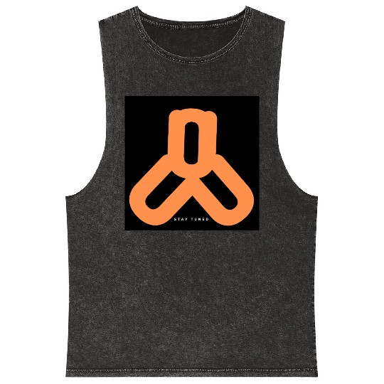 Black_Yellow_Graffiti_Streetwear_Clothing_Logo_ Mineral Wash Tank Tops