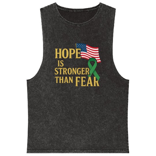 Childhood Cancer Awareness Mineral Wash Tank Tops