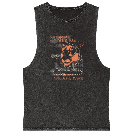 Airboat Alligator Tours Florida Everglades Mineral Wash Tank Tops