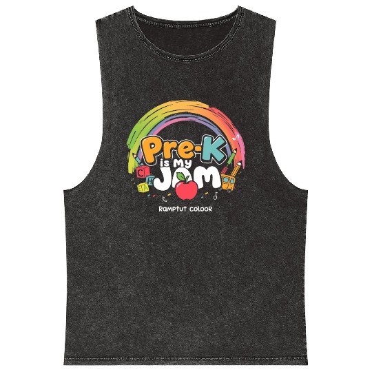 Pre K Mineral Wash Tank Tops PreSchool Pre K Teacher  Back to School