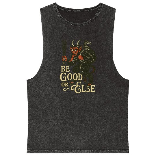 Krampus Mineral Wash Tank Tops
