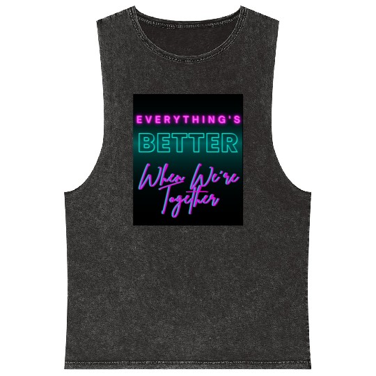Everything’s Better Together Neon Mineral Wash Tank Tops