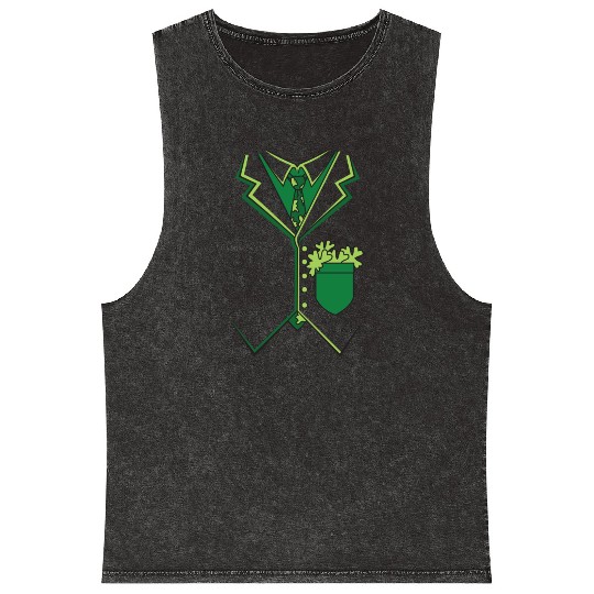Irish Tuxedo Suit Mineral Wash Tank Tops