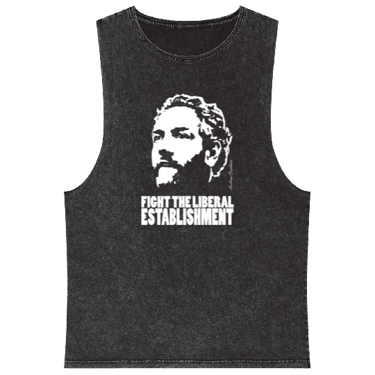 Breitbart - Fight the Liberal Establishment - Mineral Wash Tank Tops