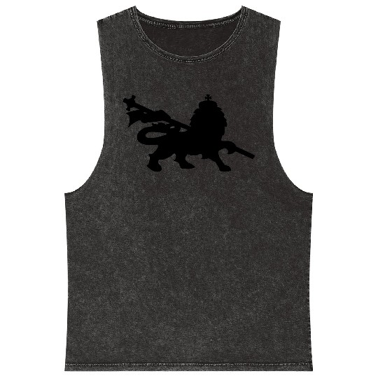 lion of judah Mineral Wash Tank Tops