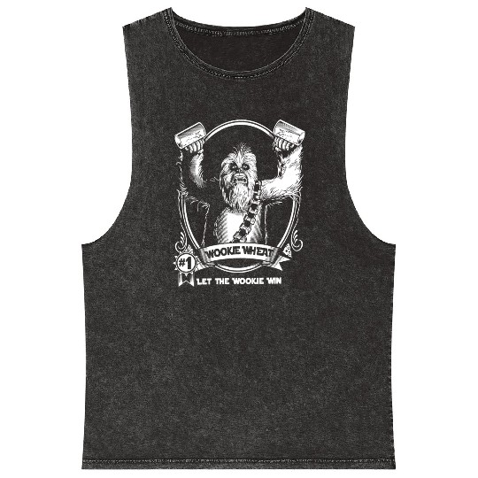 Chewbacca Wookiee - Let the wookie win Mineral Wash Tank Tops