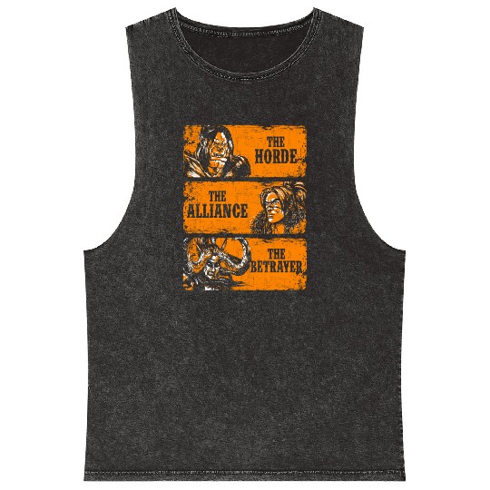 Warcraft-Warcraft stories Mineral Wash Tank Tops for Fans