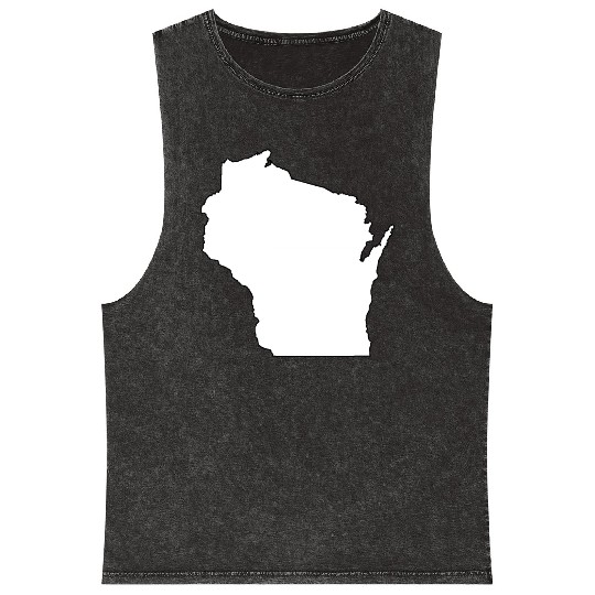 Coloring Book Wisconsin Mineral Wash Tank Tops