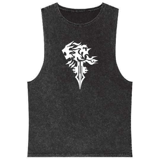 Final Fantasy 8 Squall Griever Mineral Wash Tank Tops