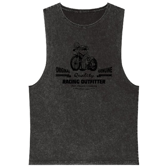 Motorcycle Speedway - Dirt Track Racing Mineral Wash Tank Tops