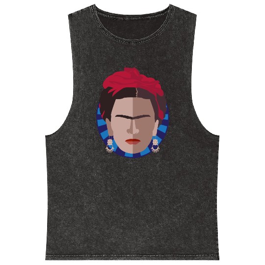 TGIF | Thank God it's Frida Kahlo Mineral Wash Tank Tops