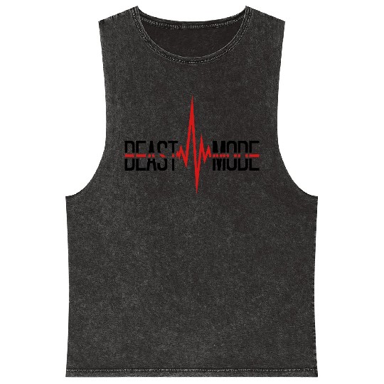 pulse frequency gym beast fashion weight lifting h Mineral Wash Tank Tops