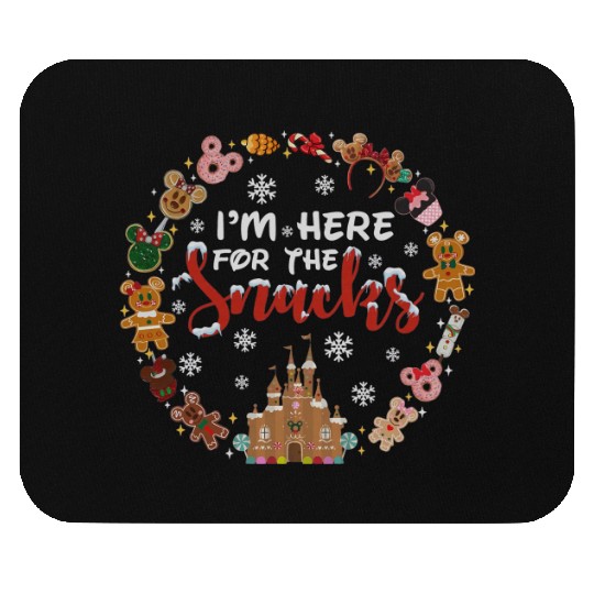 Disney I'm Here For The Snacks Christmas Mouse Pads