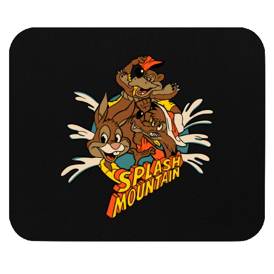 Splash Mountain Retro Style - Splash Mountain Disney - Mouse Pads