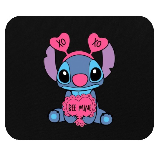 Disney Stitch Valentine Mouse Pads, Womens Valentines Day Mouse Pads