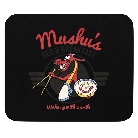 Disney Mulan Mushu's Bed and Breakfast Poster Mouse Pads