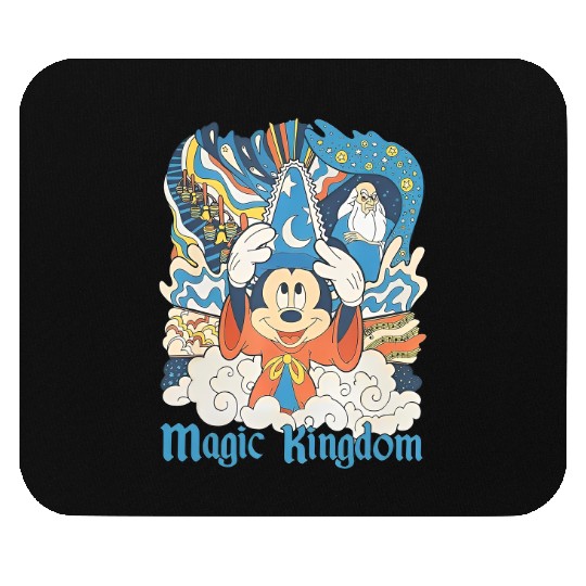 Disney Fantasia Sorcerer Mickey Mouse Mouse Pads, Magic Wizard Mouse Pads