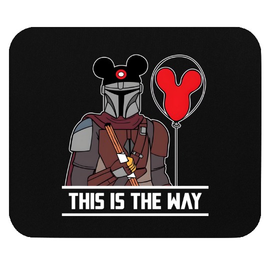 This Is The Way Mouse Pads, Disney Mouse Pads, Star Wars Mouse Pads, Mandalorian Mouse Pads