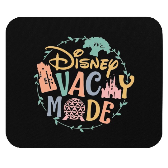 Disney Vacay Mode Mouse Pads, Disney Epcot Mouse Pads, Disney Castle Mouse Pads