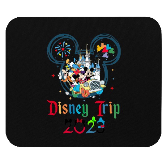 Custom Disney Trip 2023 Mouse Pads, Disney Vacation 2023 Mouse Pads