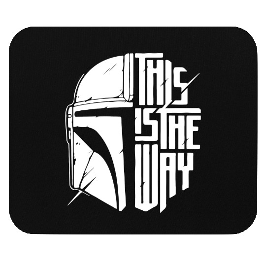 This Is The Way Mouse Pads, Mandalorian Mouse Pads, Disney Mouse Pads, Galaxy edge Mouse Pads