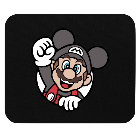 Super Mario - Disney Mickey Mouse color and ears Mouse Pads